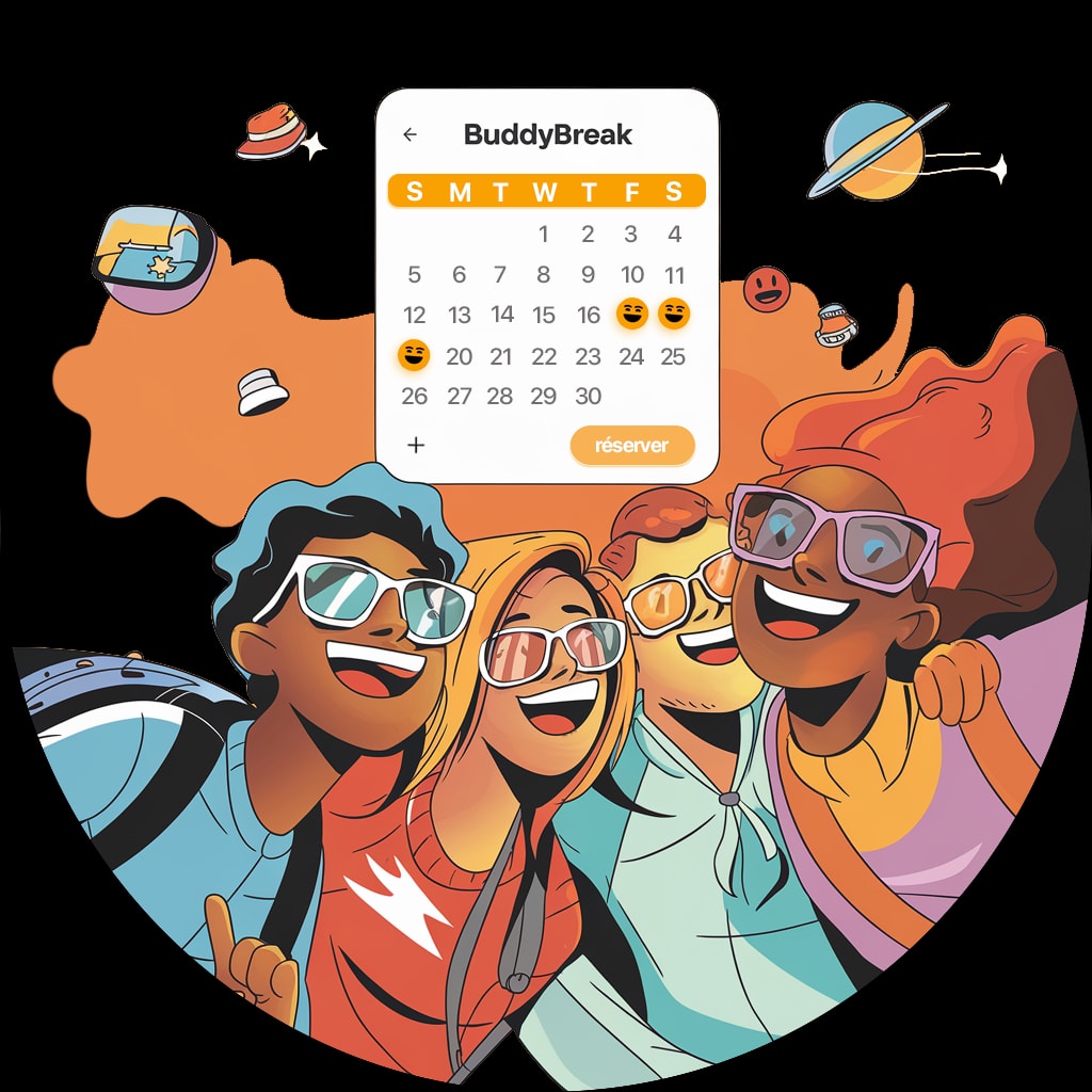 Voyages entre amis avec BuddyBreak
